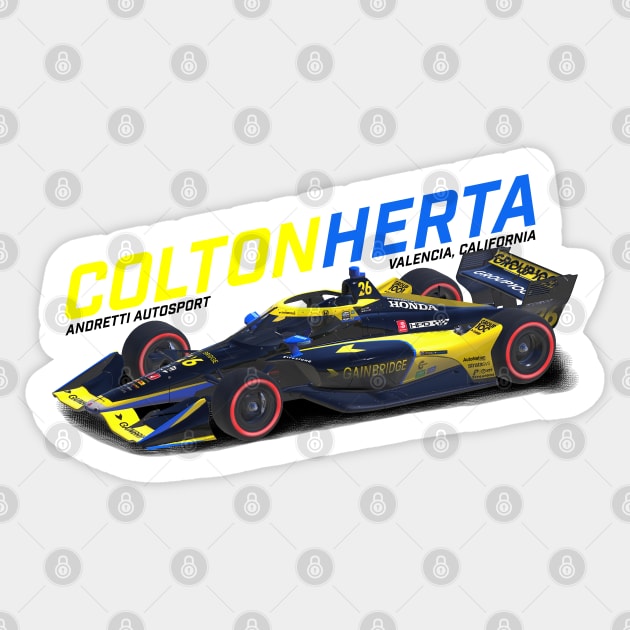 Colton Herta 2021 Sticker by Sway Bar Designs